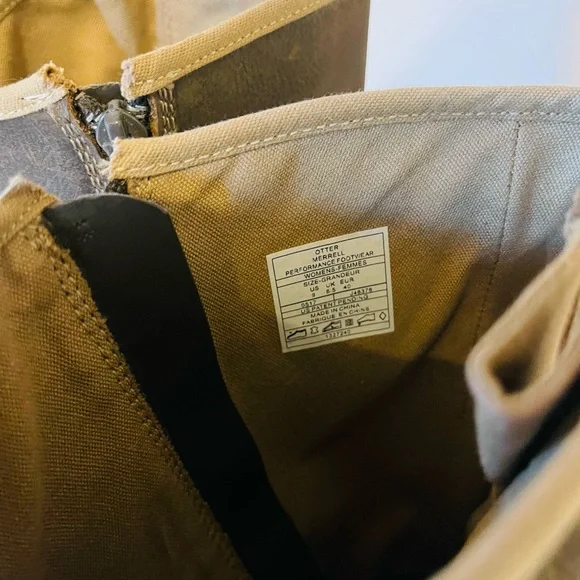 Women’s Merrell Haven Otter Brown Leather Waterproof Mid Calf Boots Size 9 - Picture 10 of 12